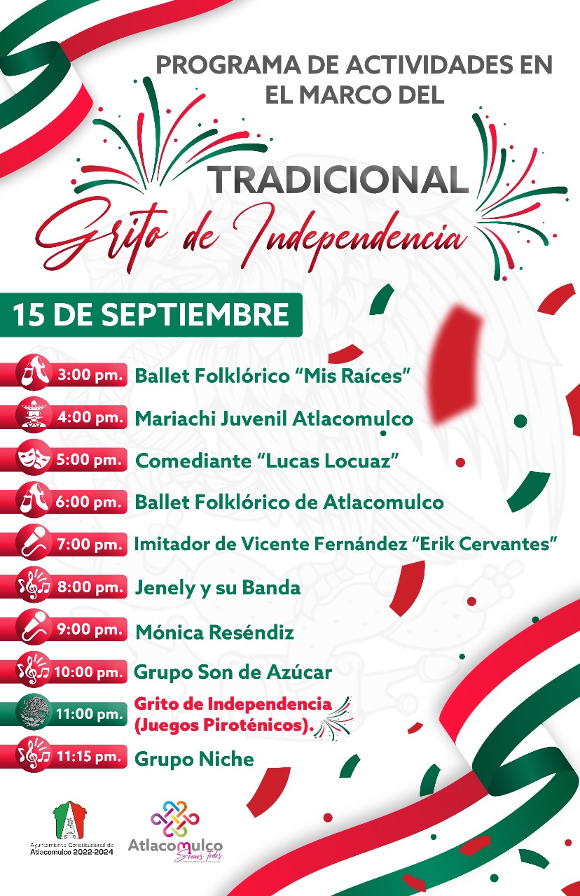 Programa De Fiestas Patrias El Editorialista   Atlacomulco 010922 